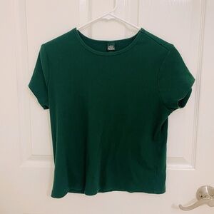 Emerald green shirt size L